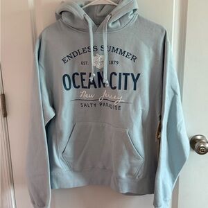Ocean Drive Sky Blue Hoodie